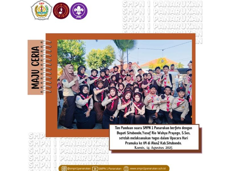 UPACARA HARI PRAMUKA KE 64