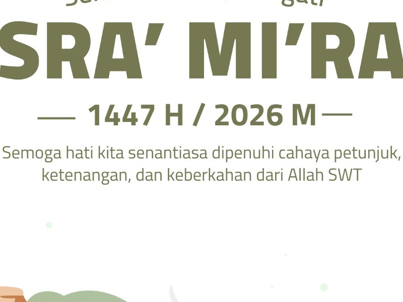 Memperingati Isra' Mi'raj 1447 H/2026 M di SMP Negeri 1 Panarukan